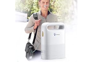 BEEFLY Portable Oxygen Concentrator for Travel,1-5L Pulse Oxygen Generator for Home/Car,Low Noise Oxygen Concentrator Machine with Complete Accessories