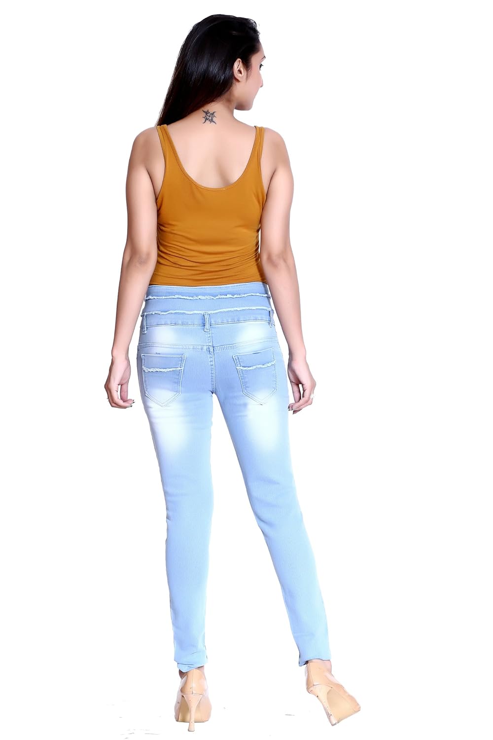 elendra women casual ankle length stretchable jeans