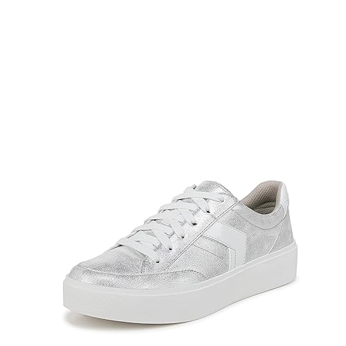 Dr. Scholl's Shoes Women's Madison Lace Sneaker Oxford Sneaker Silver 7 M