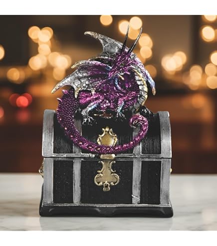 Amazon.com: Nemesis Now Sacred Keeper Dragon Treasure Chest