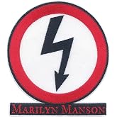 Marilyn Manson Crooked Arrow Patch