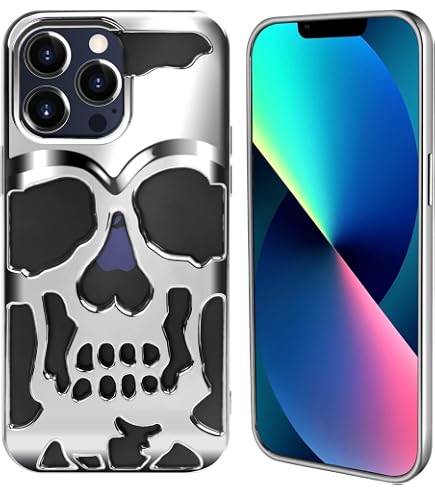 Amazon.com: Yesunktt Skull Design for iPhone 16 Pro Max Case