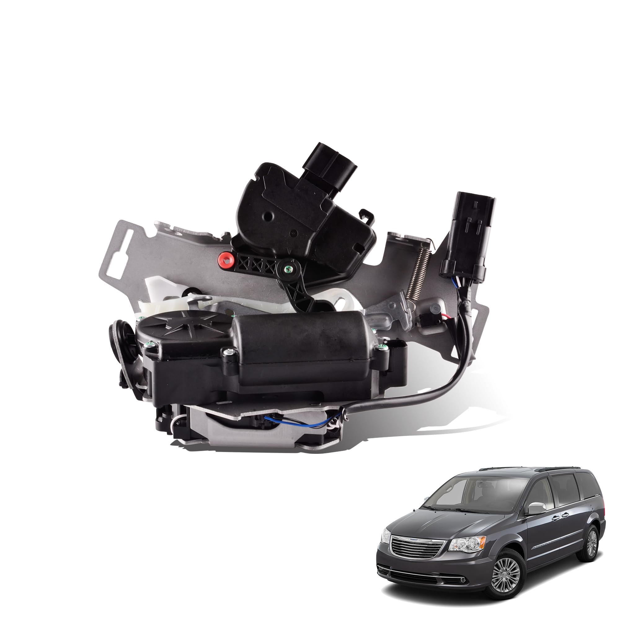 Photo 1 of GrteRokky Rear Left Sliding Door Lock Latch Actuator Compatible with 2008-2016 Chrysler Town & Country, 2008-2020 Dodge Grand Caravan, 2012-2015 Ram C/V Replaces 5020769AB 5020769AC 68030379AC