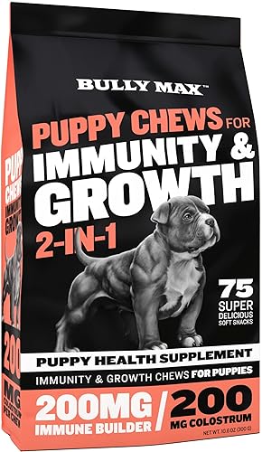 Bully Max 24/14 High Protein Puppy Dry Dog Food with Lamb 2-in-1