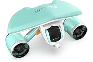 Sublue Mix Underwater Scooter with Action Camera Mount 30 Minutes 22lbf 131ft Waterproof Dual Motors Water Sports Pool Diving Snorkeling for Adults Gray Battery Version