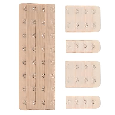 Closecret Damen 3 Reihen 3/4 Zoll Lange Linie BH Korsett Extender 8-14 Haken