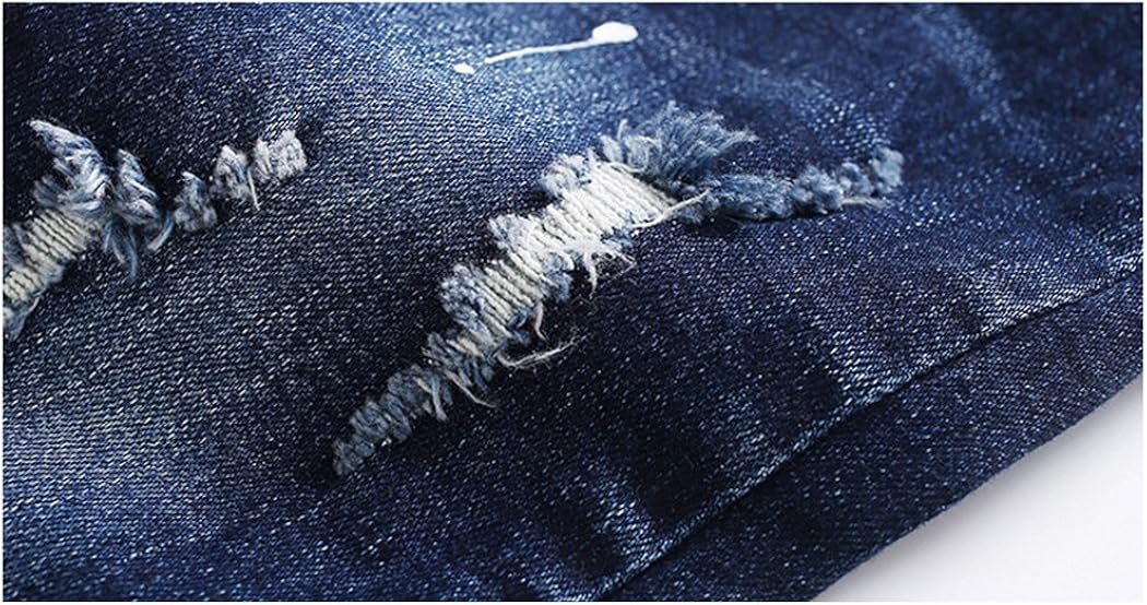 Kidscool Baby & Little Boys/Girls Elastic Waist Ripped Denim Pants Jeans: Clothing