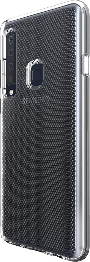 Skech Matrix SE Hülle inkl. Panzerglas für Samsung Galaxy A9 (2018) - Transparent [Erhöhte Displaykanten, Folie mit Anti-Fing