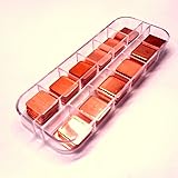 Easycargo 100pcs 12 Sizes 15mm Copper Pad Shim Thermal Kit, Pure Copper Heatsink C1100, Low Profile Copper Plate Cooler Heat 