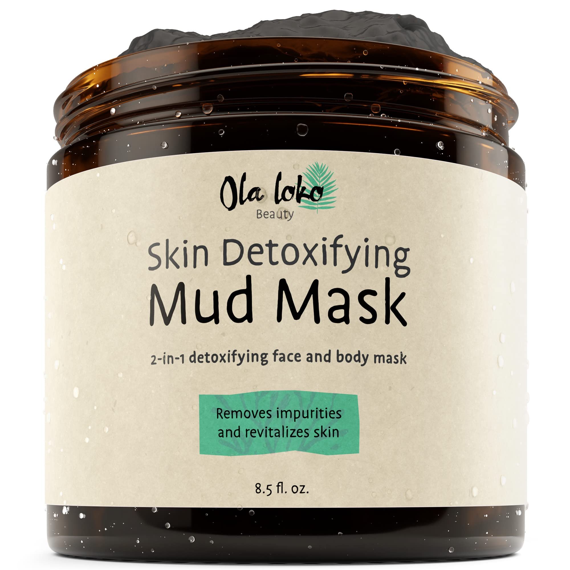 Mud Mask for Face and Body - Detox Face Mask Skincare, Exfoliating Face Mask - Deeply Cleans And Purify Pores For Clear And Glowing Skin, Deep Cleaning Face Mask, Brightening Face Mask, Face Pack
