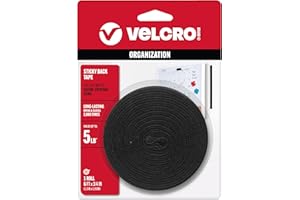 VELCRO Brand 6 Ft x 3/4 in | Sticky Back Tape Roll with Adhesive | Cut Strips to Length | Hook and Loop Fasteners | Perfect f