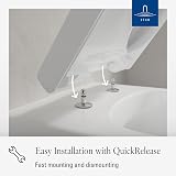 Villeroy & Boch Architectura Toilet Seat D-Shape White Soft-Closing Duroplast view 3