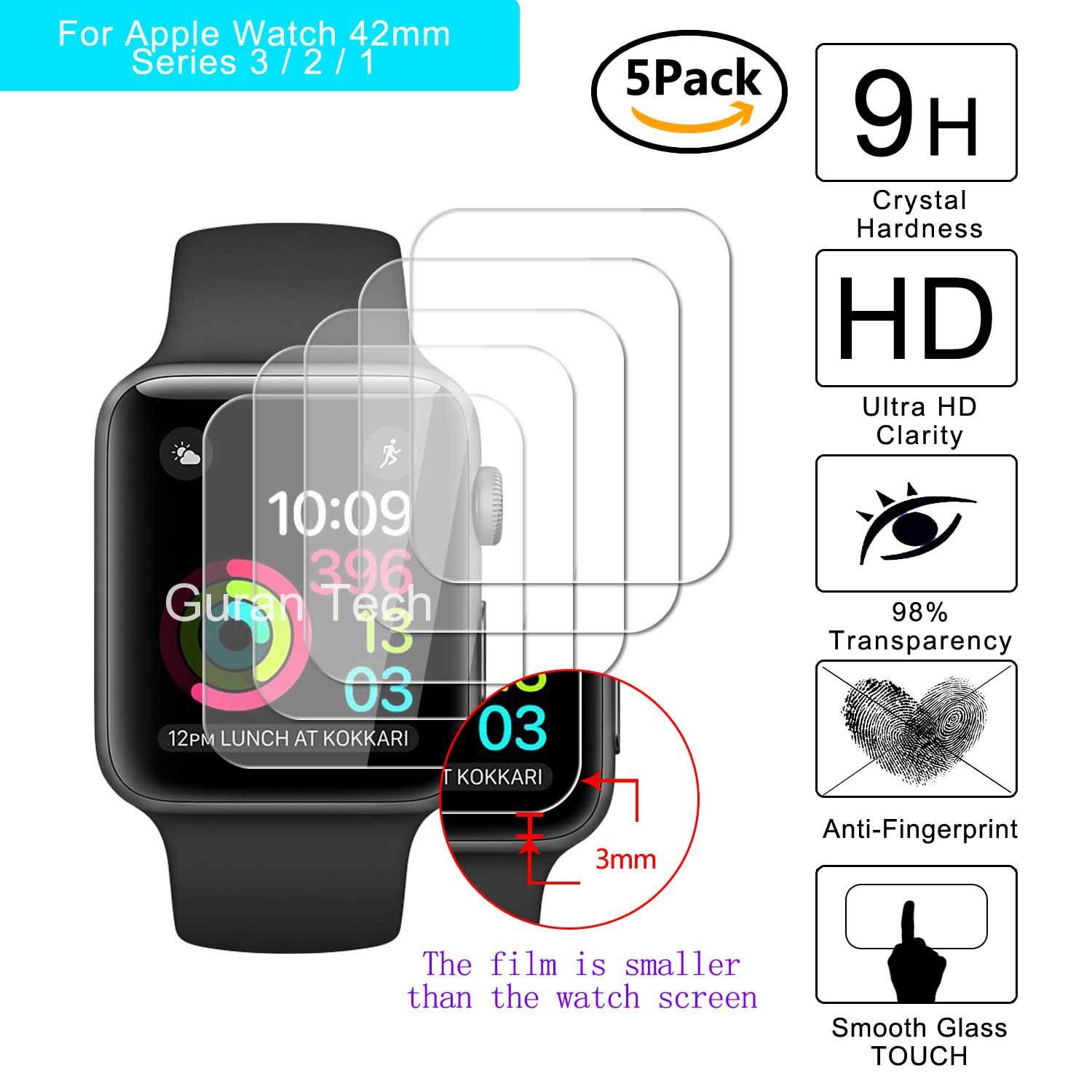 Guran [5-Unidades] Protector de Pantalla Vidrio Cristal Templado ...