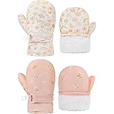 MOMUMOMU Baby Toddler Mittens Waterproof Winter Snow Gloves Cold Weather Warm Ski Fleece Kids Boys Girls 1t 2t 3t 4t