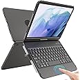 TQQ Touchpad Keyboard Case for iPad 10th Generation (10.9", 2022), iPad 10th Generation Case with Keyboard-360° Rotatable Protective Cover for Latest iPad 10th Gen 10.9 inch 2022 (Black)