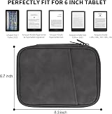 HoYiXi Universal Sleeve Bag 6-7 in E-Reader Case Grey Anti-Drop view 2