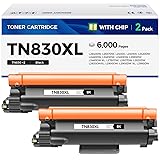 TN830XL Toner Cartridge High Yield Black 2-Pack