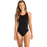 Dolfin Swimwear Athletic One Piece Swimsuit - Pro Racerback Straps and Keyhole Back for Training, Sports, and Fitness