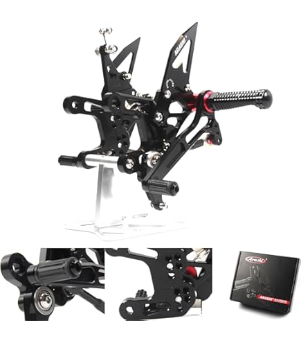 Fornasetti セット Racing Adjustable Rearsets Foot Pegs For Kawasaki ZX4R ZX4RR