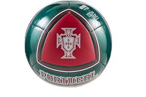 Puma Unisex FA Portugal Soccer Ball, Club Red-Green Lagoon SS26, 5 Fpf Culture Ball