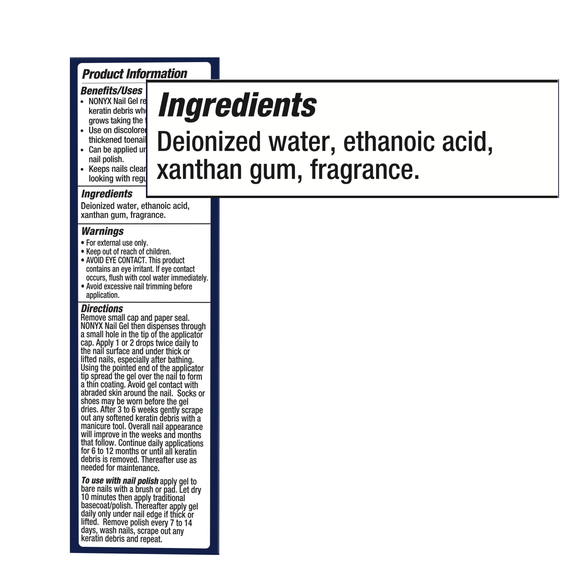 NONYX Nail Clarifying Gel | For Clear, Healthy-Looking Nails | Improves the Appearance of Discolored, Damaged, Thick or Brittle Toenails and Fingernails, 4 oz - Image 6