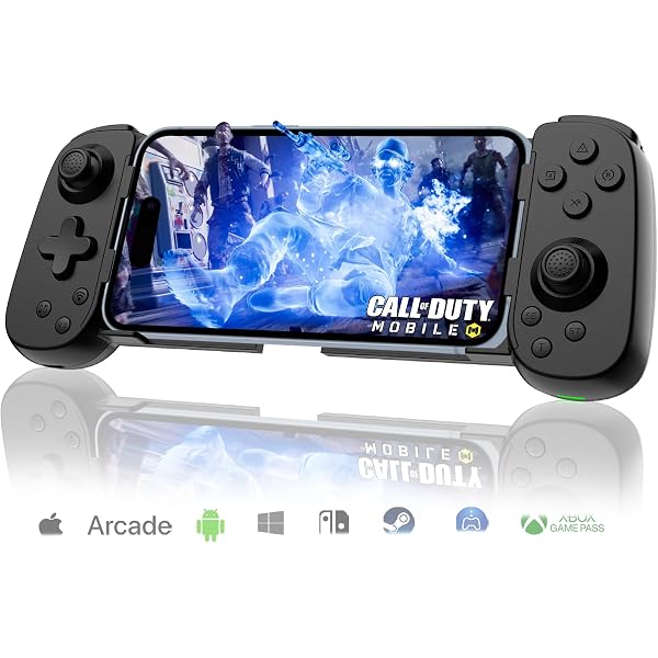 thumbnail image 2 of RGB Wireless Gaming Controller For IPhone Android PC - 18 Color LED, Turbo Mode, 600mAh Battery 2 of 5