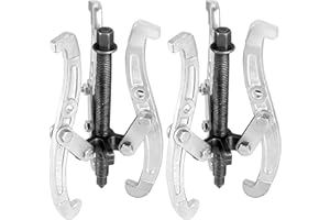MAHIONG 2 PCS 8 Inch 3 Jaw Gear Puller, Adjustable 3-Jaw Gear Bearings Puller for Gears, Pulleys, Flywheels
