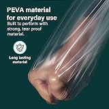Vivo Technologies 4ft Transparent Clothes Garment Rail Cover Zip Over Cover view 6