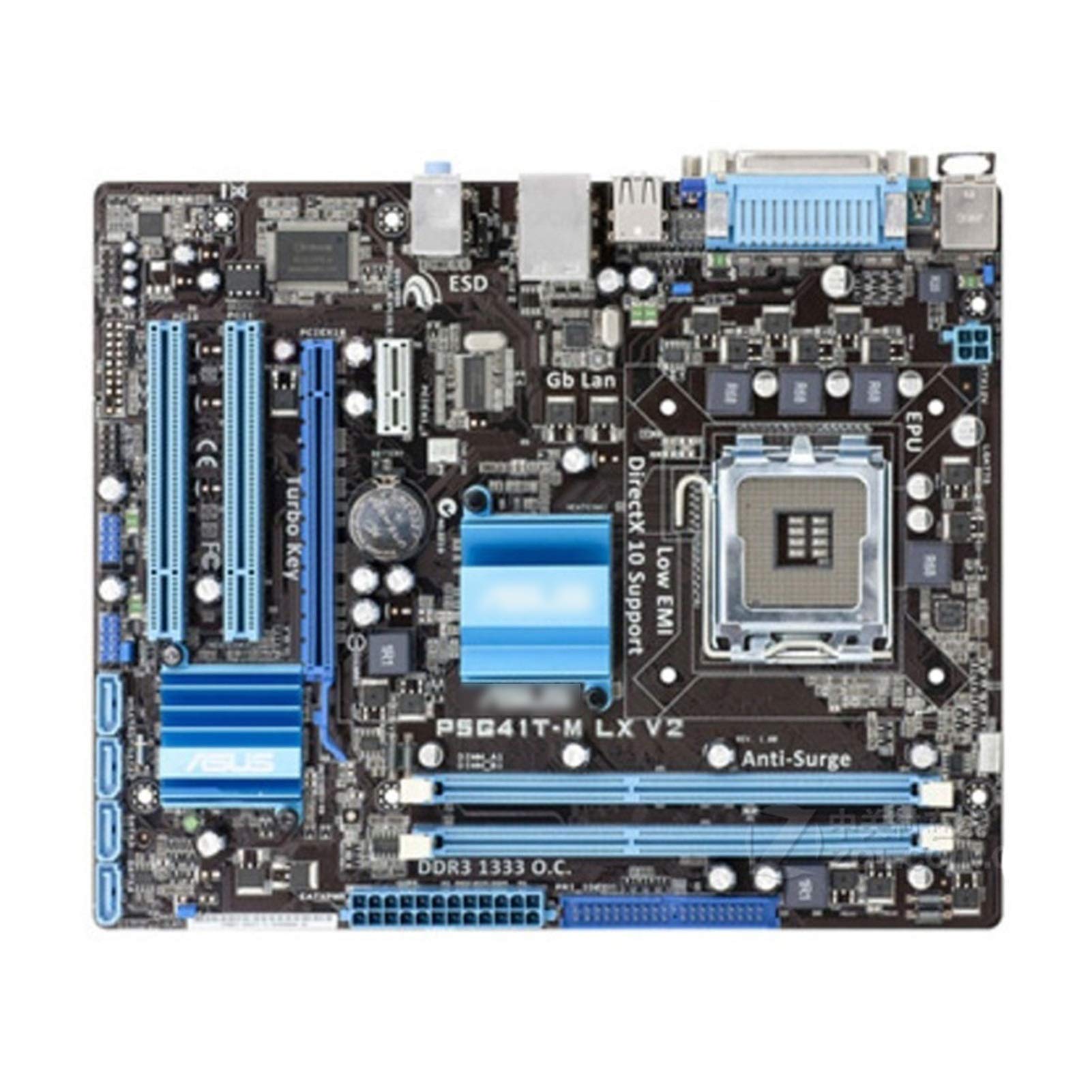 Accessories Fit for LGA 775 ASUS P5G41T-M LX V2 Motherboard DDR3 8GB G41 P5G41T-M LX V2 Desktop Main