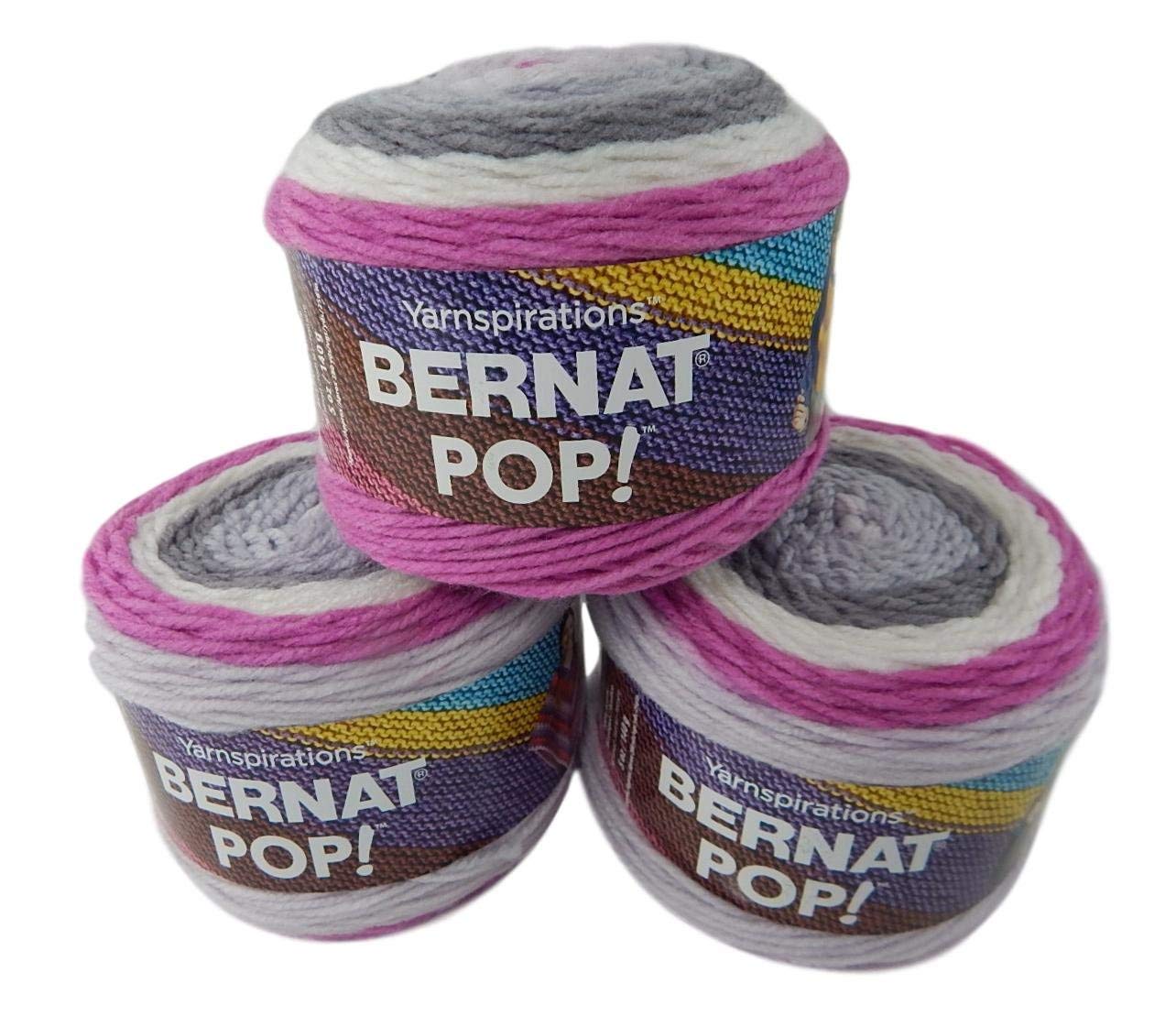 BERNAT POP - PACK OF 3 BALLS - 140G EACH BALL - COSMIC