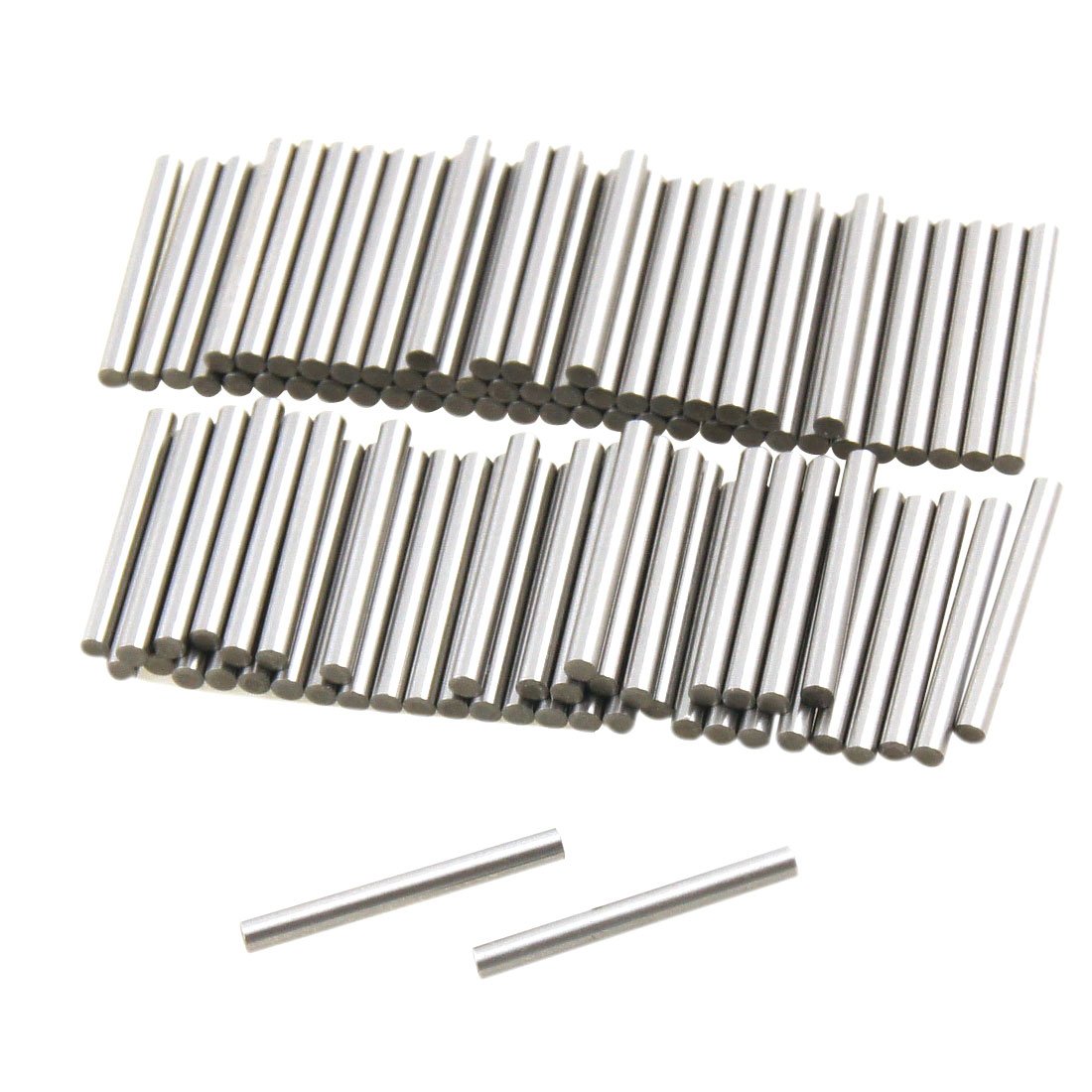 Sourcingmap Stainless Steel 1.55mm x 15.8mm Cylinder Dowel Pins Fasten Elements 100 Pcs