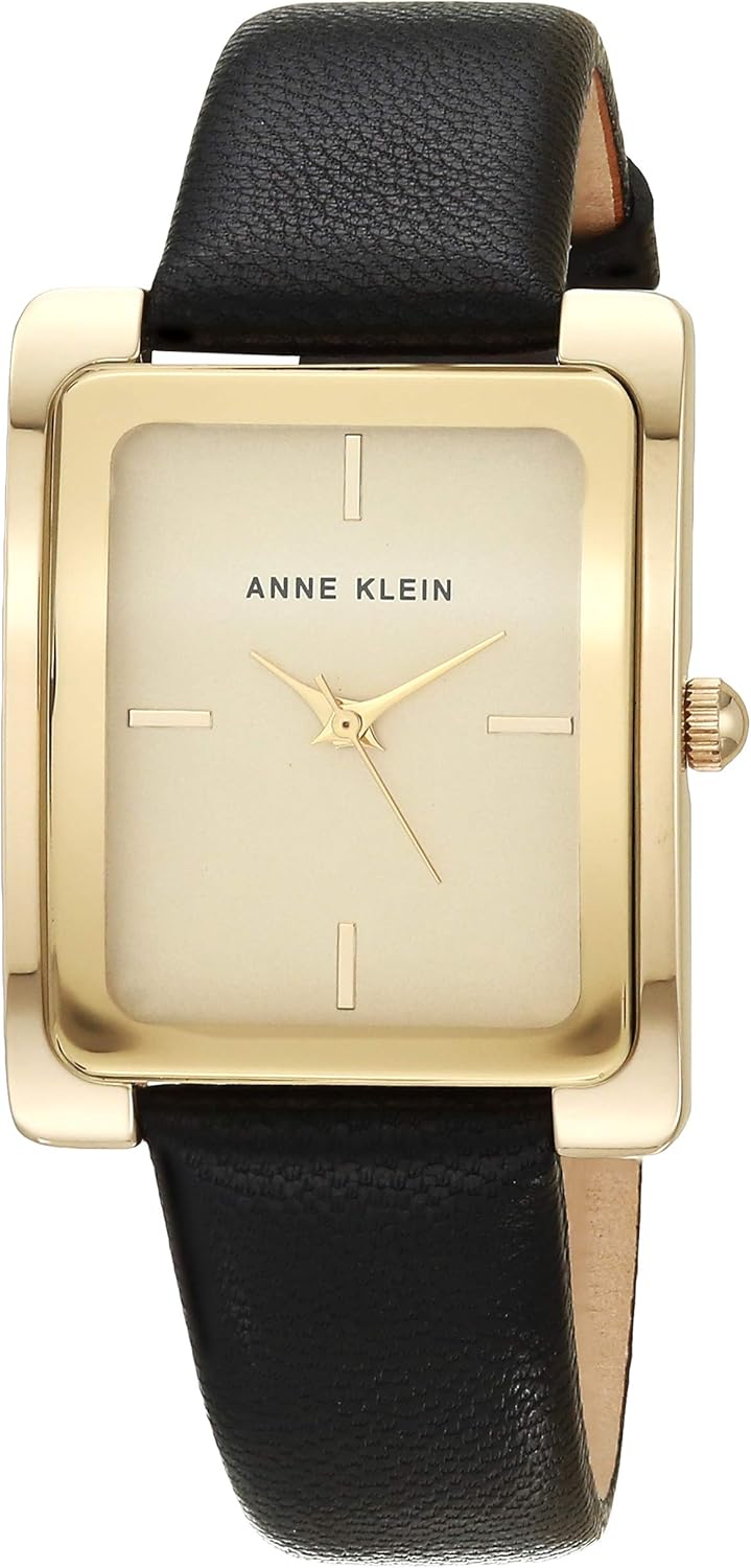 Anne Klein AK/2706CHBK Reloj de pulsera para mujer, tono dorado y