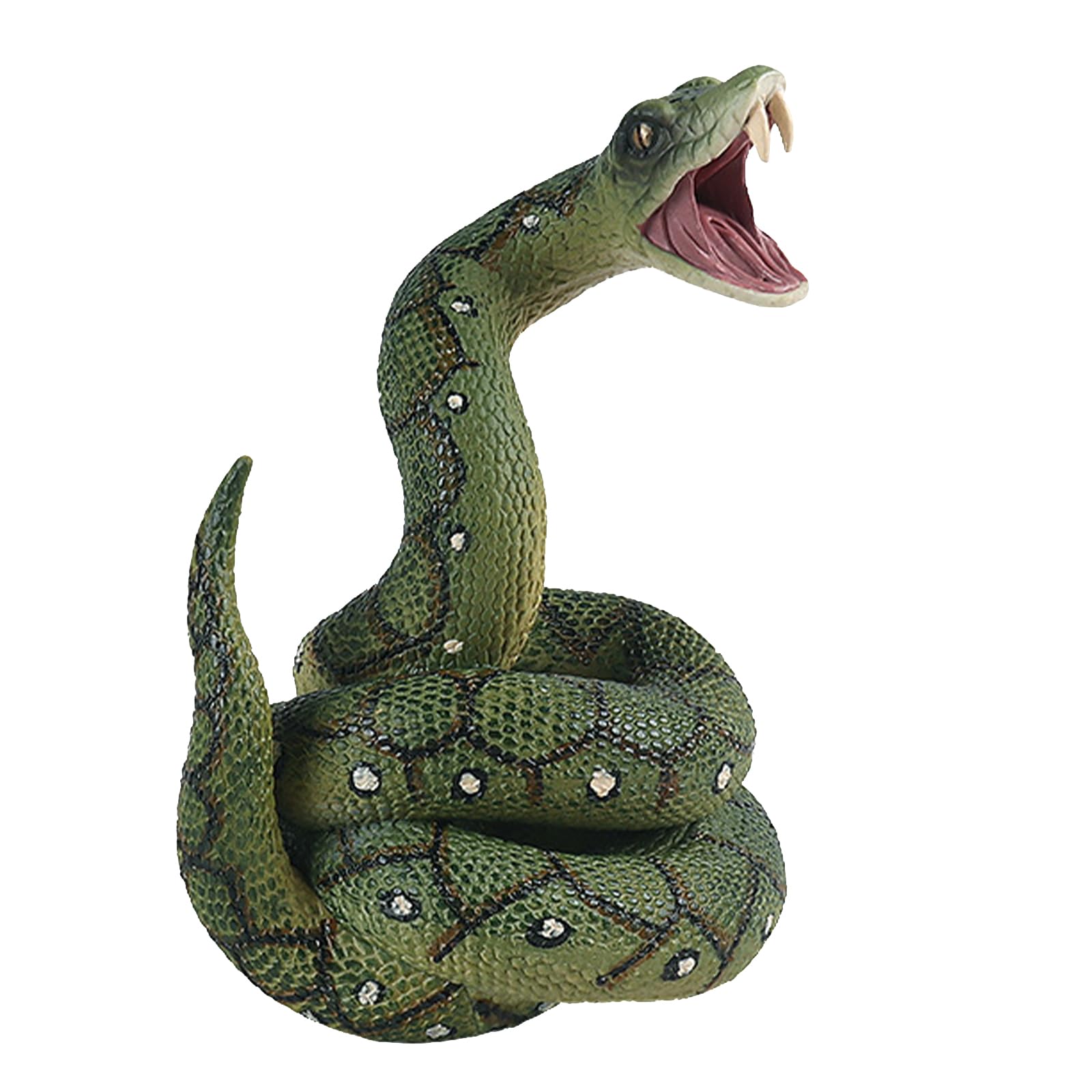 IPENNY Long Rubber Snake Toy Realistic Fake Snake Kids Adult Gift for Garden Props and Halloween Tricky Creepy Prank (Green)