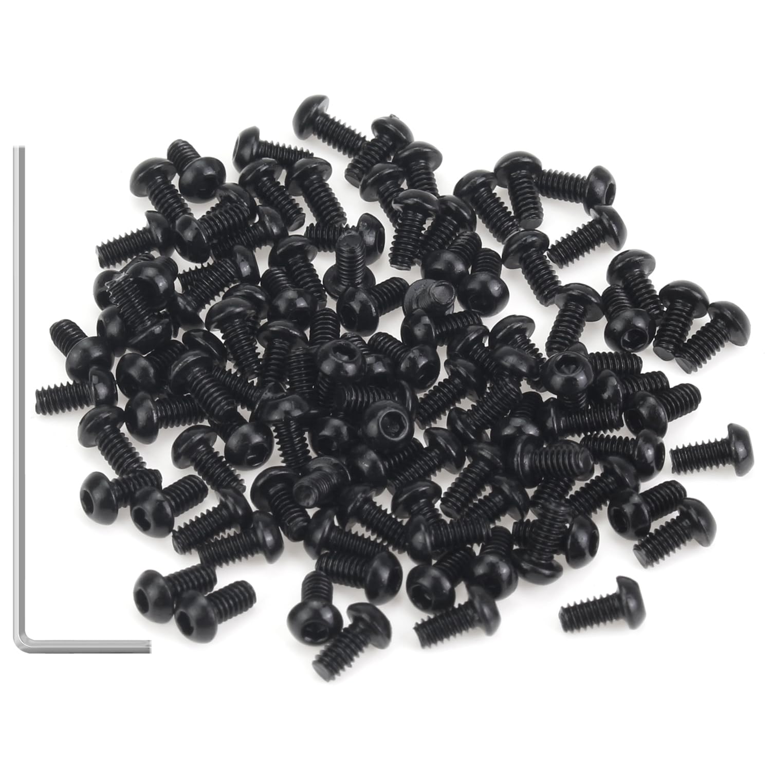 105 Pieces M2 x 4mm Button Head Socket Cap