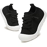 AILYLAKP Toddler Baby Girls Boys Shoes Toddler Walking Sneakers Kids Barefoot Slip on Tennis Infant Shoes Lightweight Breathable for First Babies