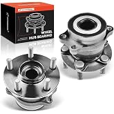 A-Premium 2 x Rear Wheel Bearing and Hub Assembly with 5-Lug | Compatible with Subaru Forester 2014-2018, Impreza 2012-2021, Crosstrek 2016-2021, XV Crosstrek 2013-2015