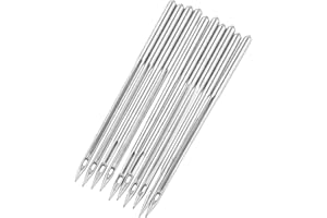 HICELLO 10Pcs DB*1 Industrial Sewing Machine Needles for JUKI DDL-555 Singer Brother,Size:18/110