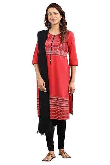 Women's Cotton Straight Kurta
