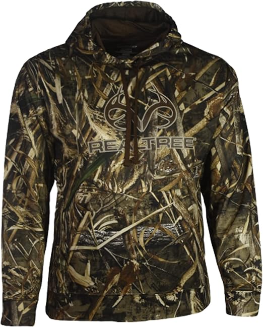 Mens Realtree MAX-5 CAMO Performance Fleece Polyester Hoodie (Large): Amazon.ca: Clothing 