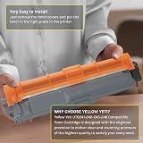 Yellow Yeti TN241 TN242 TN245 TN246 Toner 4 Pack for Brother DCP HL MFC view 3