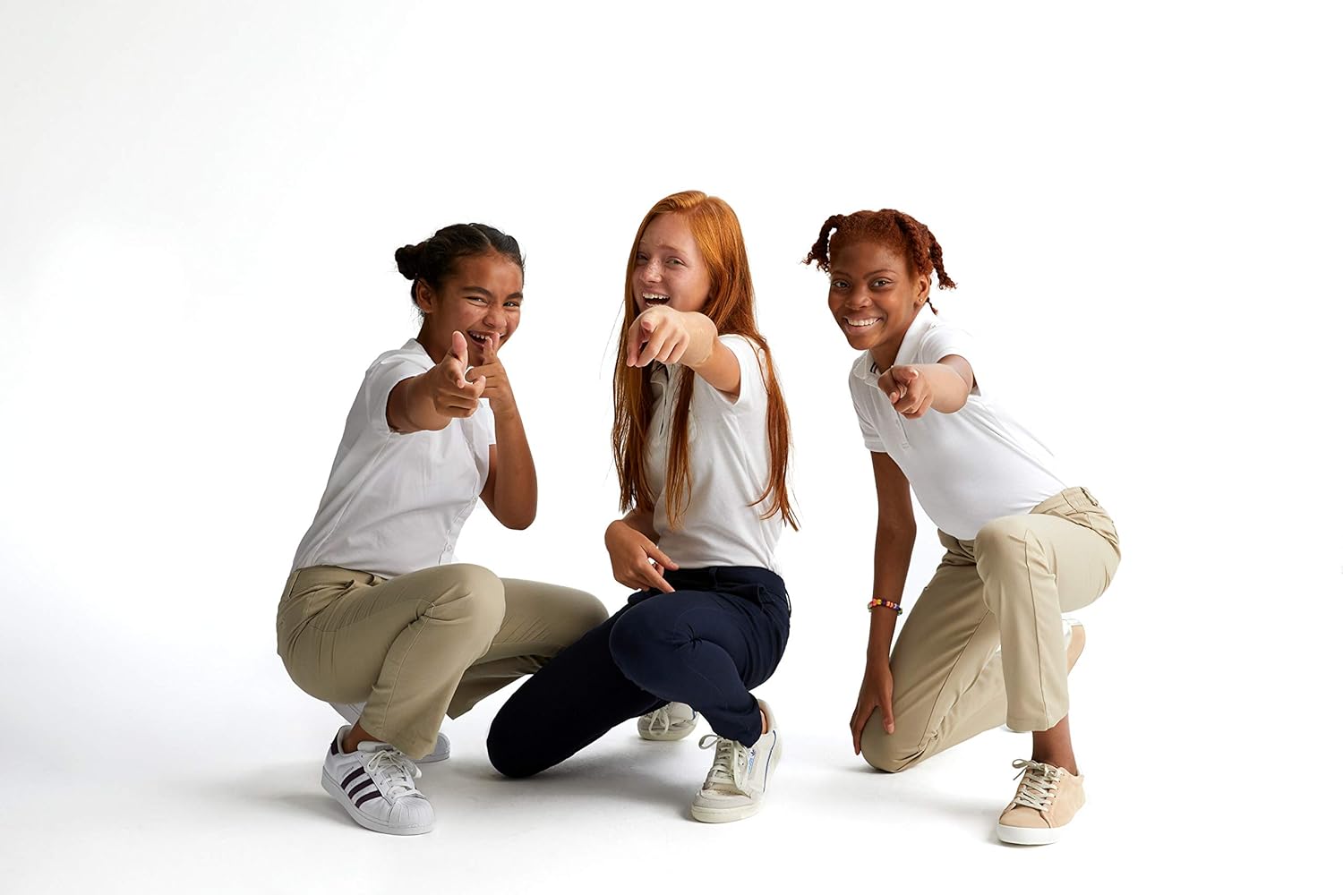 French Toast Girls' Pull-On Twill Pant: Clothing