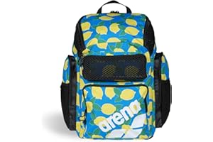 Arena Unisex-Adult Arena One Go Swim Sports Backpack Travel Large Size Athletes Equipment Bag 45 Liters Luggage- Carry-On Lug