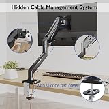 BONTEC Single Arm Monitor Desk Mount 13-32 Inch VESA 75/100 Tilts Swivels view 7