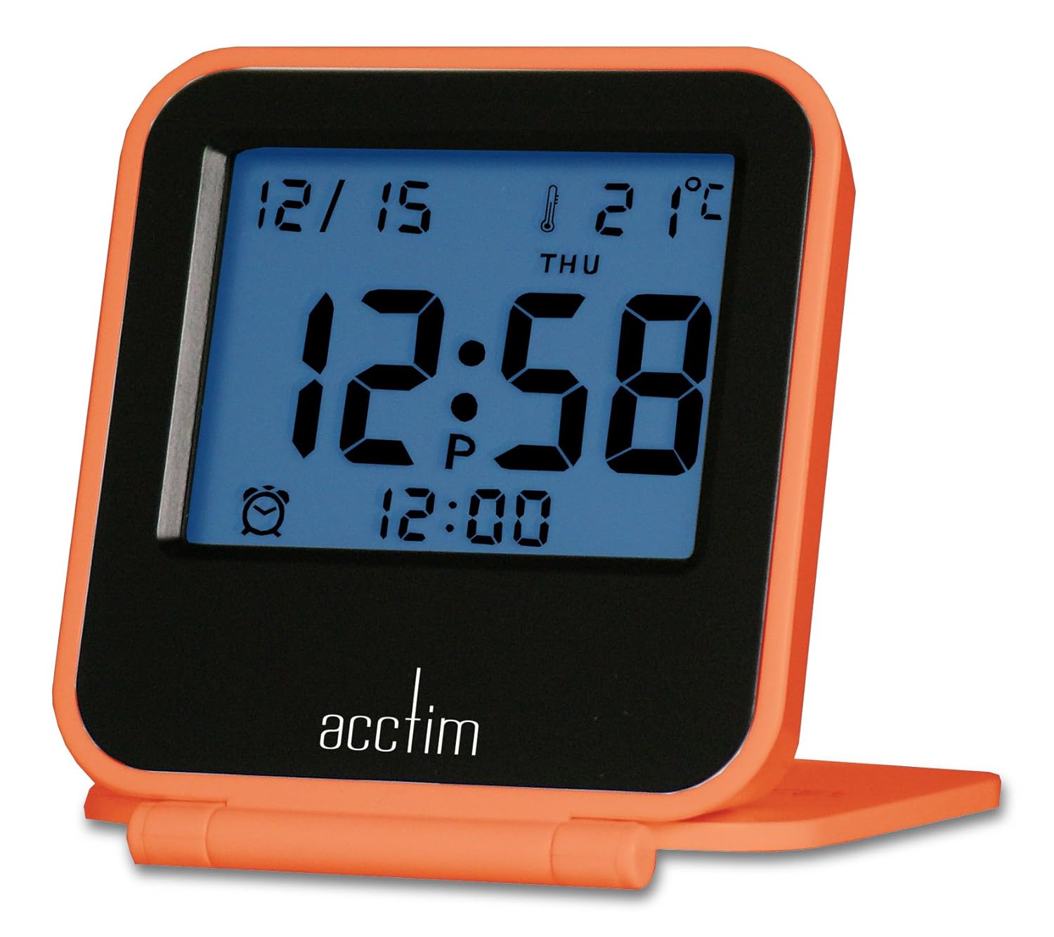 Acctim 14470 Ora Alarm Clock, Orange Amazon.co.uk Kitchen & Home