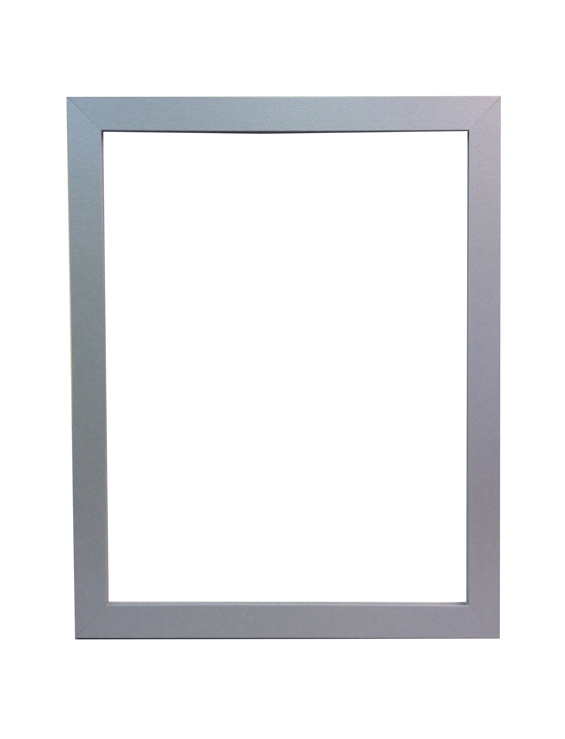 H7 Silver Picture Photo Frame 18 x 12 Plastic Glass — image 1