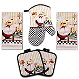 Lobyn Value Packs - Charming 5 Piece Kitchen Towel