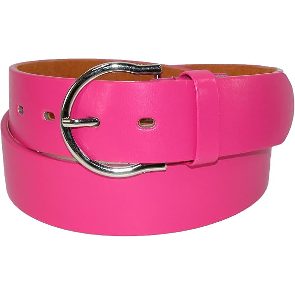CTM Womens 1 3/8 Inch Wide Basic Bridle Belt, Small, Black  display picture 1