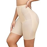 LEVAO High Waisted Tummy Control Shorts for Women Shapewear with Steel Bones, Seamless Body Shaper Panties Anti-Roll Down