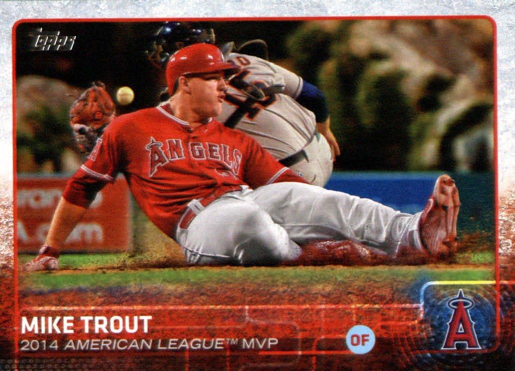 2015 Topps Baseball Card 510 Mike Trout Collectibles