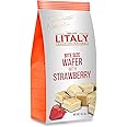 Litaly Bite Size Wafers with Strawberry, 14.1 Ounce
